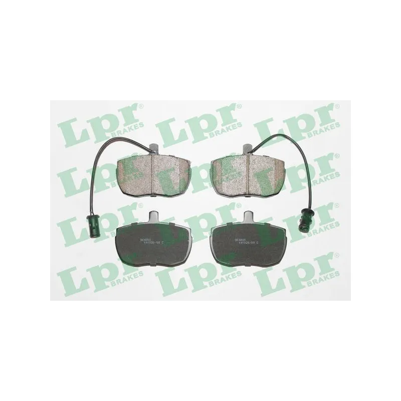 Jeu de 4 plaquettes de frein avant LPR 05P968