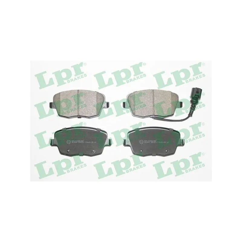 Jeu de 4 plaquettes de frein avant LPR 05P973