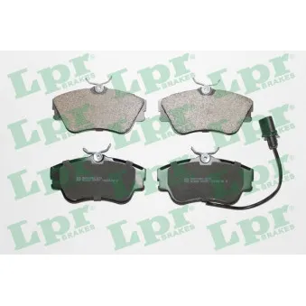 Jeu de 4 plaquettes de frein avant LPR 05P977
