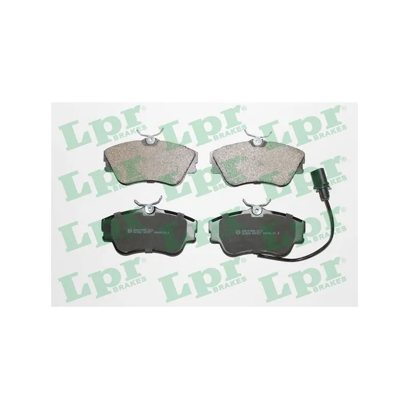 Jeu de 4 plaquettes de frein avant LPR 05P977