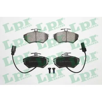 Jeu de 4 plaquettes de frein avant LPR 05P979