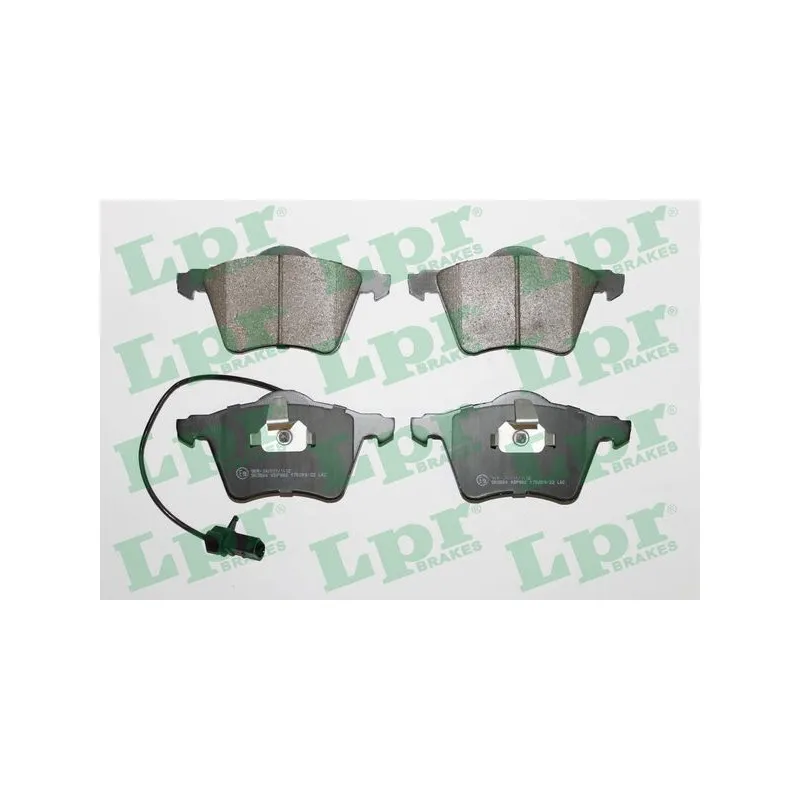 Jeu de 4 plaquettes de frein avant LPR 05P982