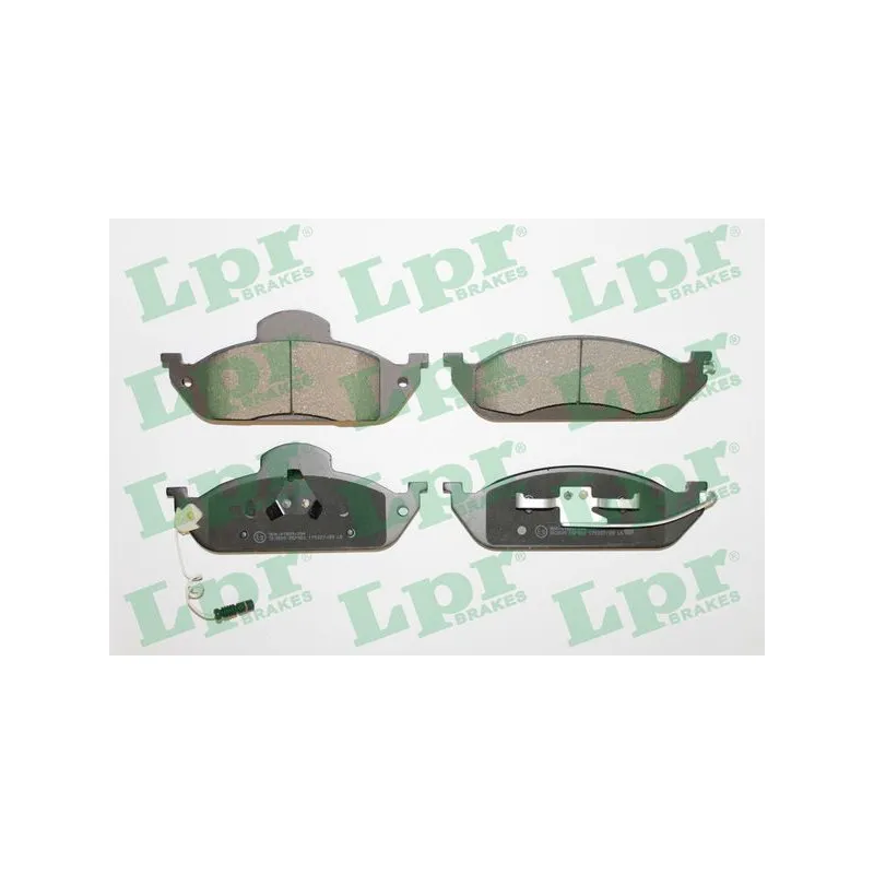 Jeu de 4 plaquettes de frein avant LPR 05P983