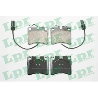 Jeu de 4 plaquettes de frein avant LPR 05P984