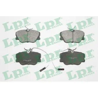 Jeu de 4 plaquettes de frein avant LPR 05P986