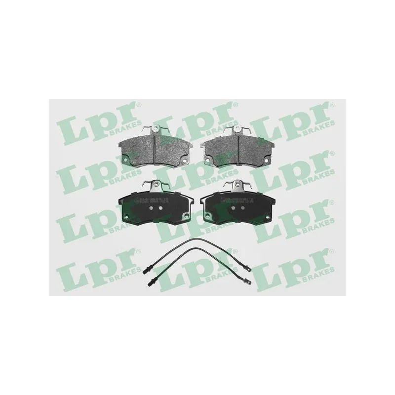 Jeu de 4 plaquettes de frein avant LPR 05P988