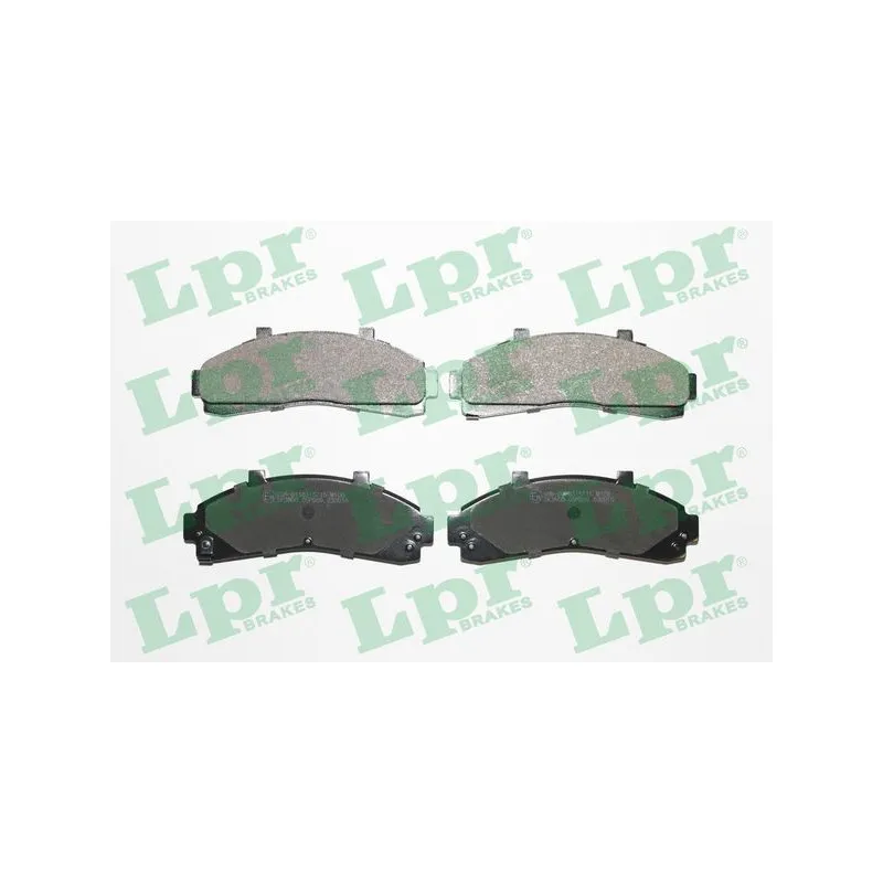 Jeu de 4 plaquettes de frein avant LPR 05P989
