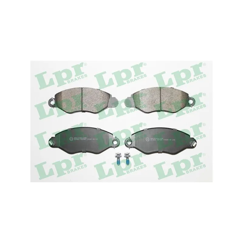 Jeu de 4 plaquettes de frein avant LPR 05P994
