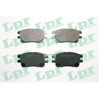 Jeu de 4 plaquettes de frein avant LPR 05P999