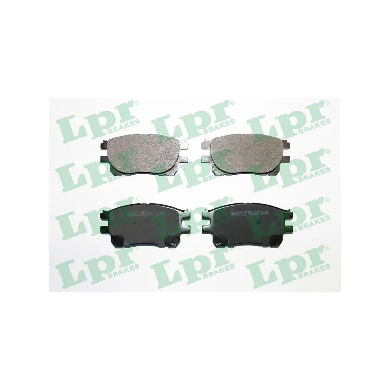 Jeu de 4 plaquettes de frein avant LPR 05P999