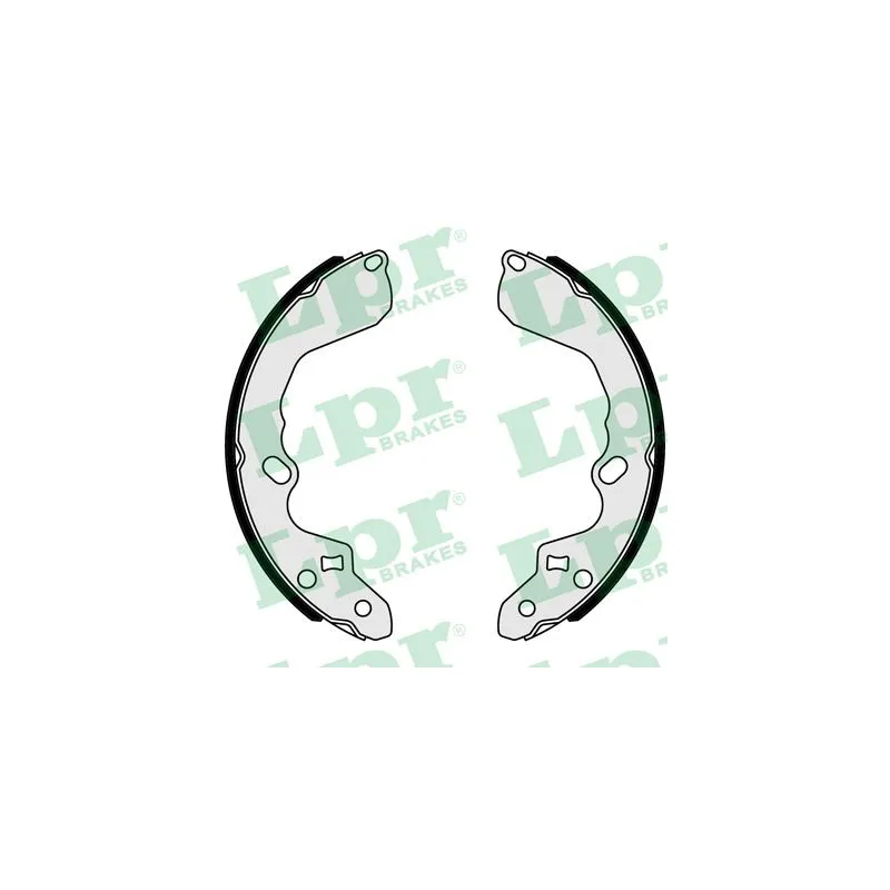 Jeu de mâchoires de frein LPR 07190