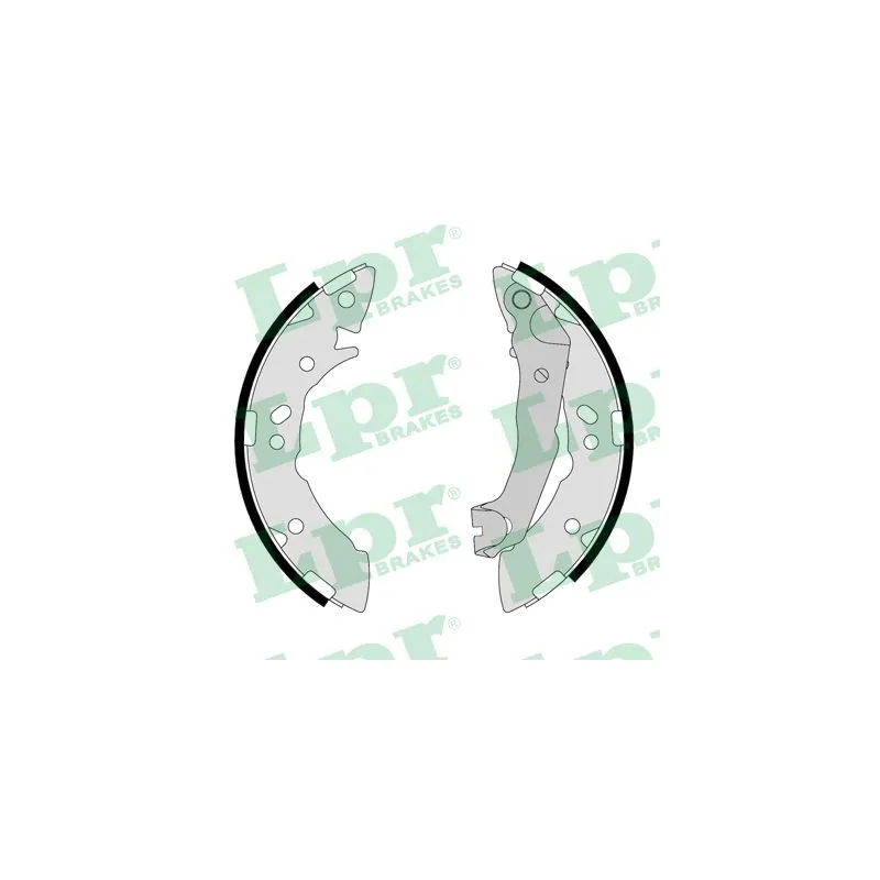 Jeu de mâchoires de frein LPR 07710