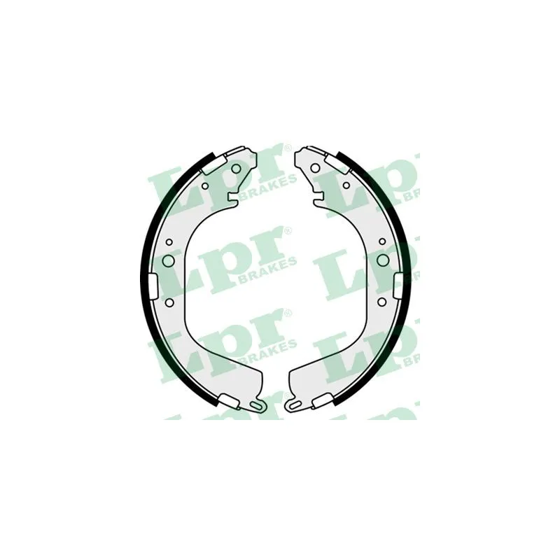 Jeu de mâchoires de frein LPR 07780