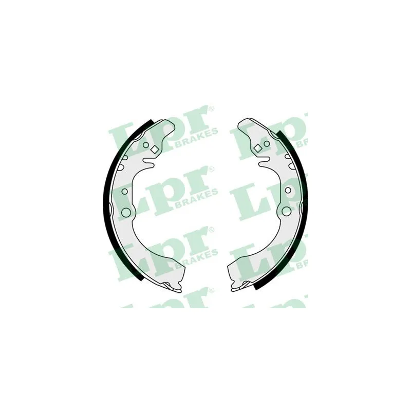 Jeu de mâchoires de frein LPR 07880