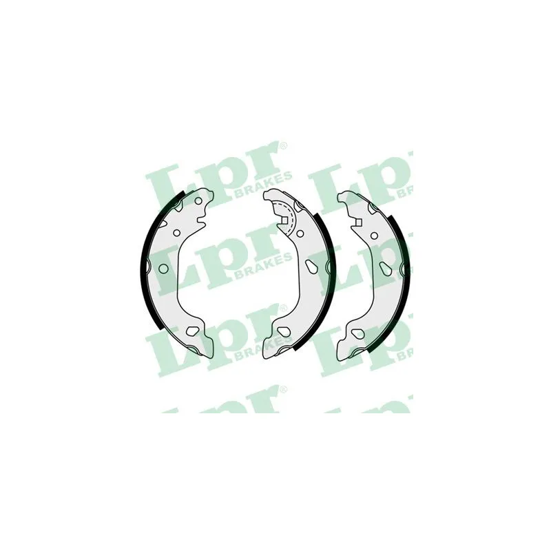 Jeu de mâchoires de frein LPR 07930