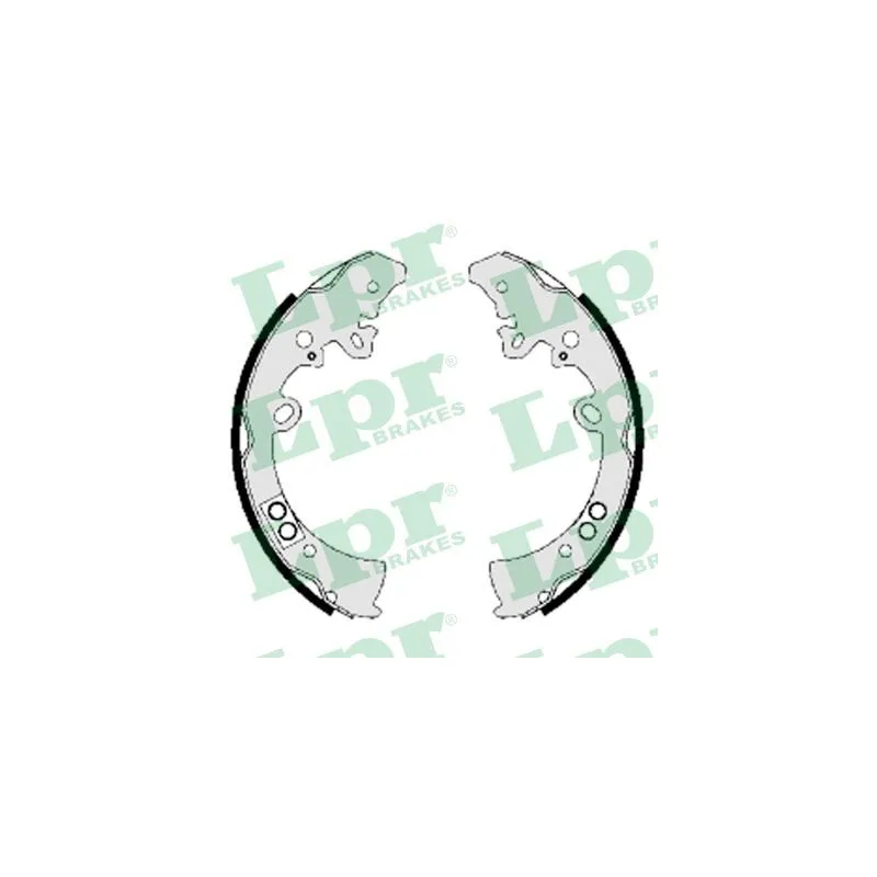 Jeu de mâchoires de frein LPR 09200