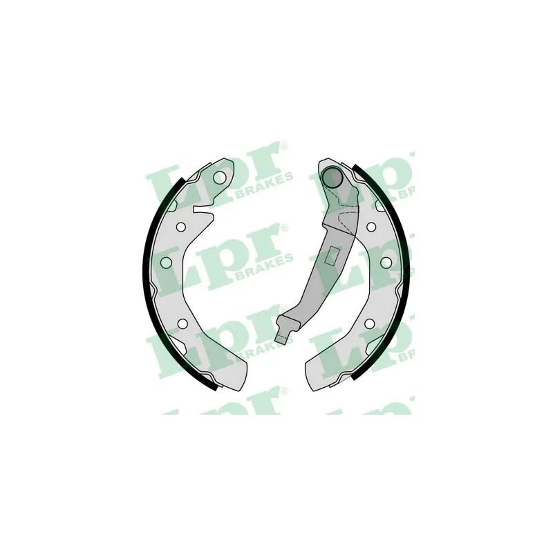 Jeu de mâchoires de frein LPR 09990