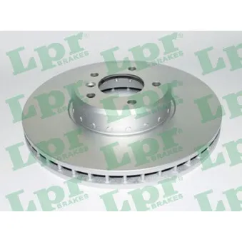 Jeu de 2 disques de frein avant LPR B2036VBR