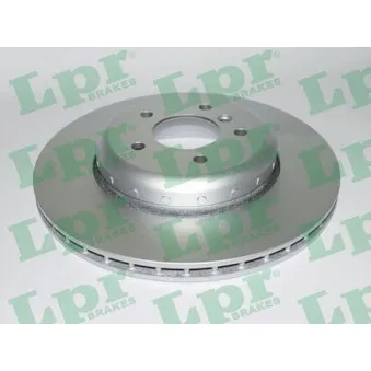 Jeu de 2 disques de frein arrière LPR B2048VBR