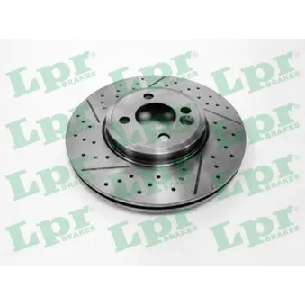 Jeu de 2 disques de frein avant LPR B2055V