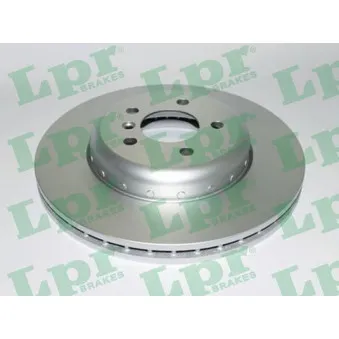 Jeu de 2 disques de frein avant LPR B2070VBR