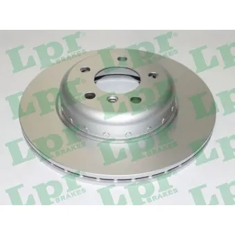 Jeu de 2 disques de frein avant LPR B2073VBR