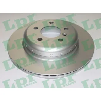 Jeu de 2 disques de frein arrière LPR B2074VBR