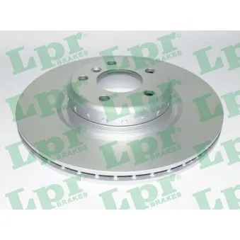 Jeu de 2 disques de frein arrière LPR B2088VBR
