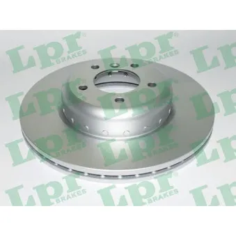 Jeu de 2 disques de frein avant LPR B2100VBR