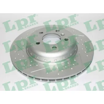 Jeu de 2 disques de frein arrière LPR B2102VBR
