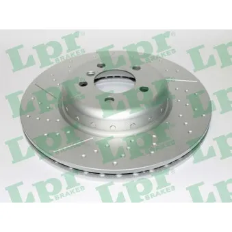 Jeu de 2 disques de frein avant LPR B2103VBR