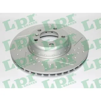 Jeu de 2 disques de frein avant LPR B2105VBR