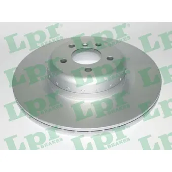 Jeu de 2 disques de frein arrière LPR B2107VBR