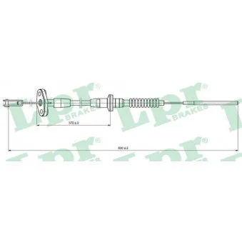 Tirette à câble, commande d'embrayage LPR C0001C