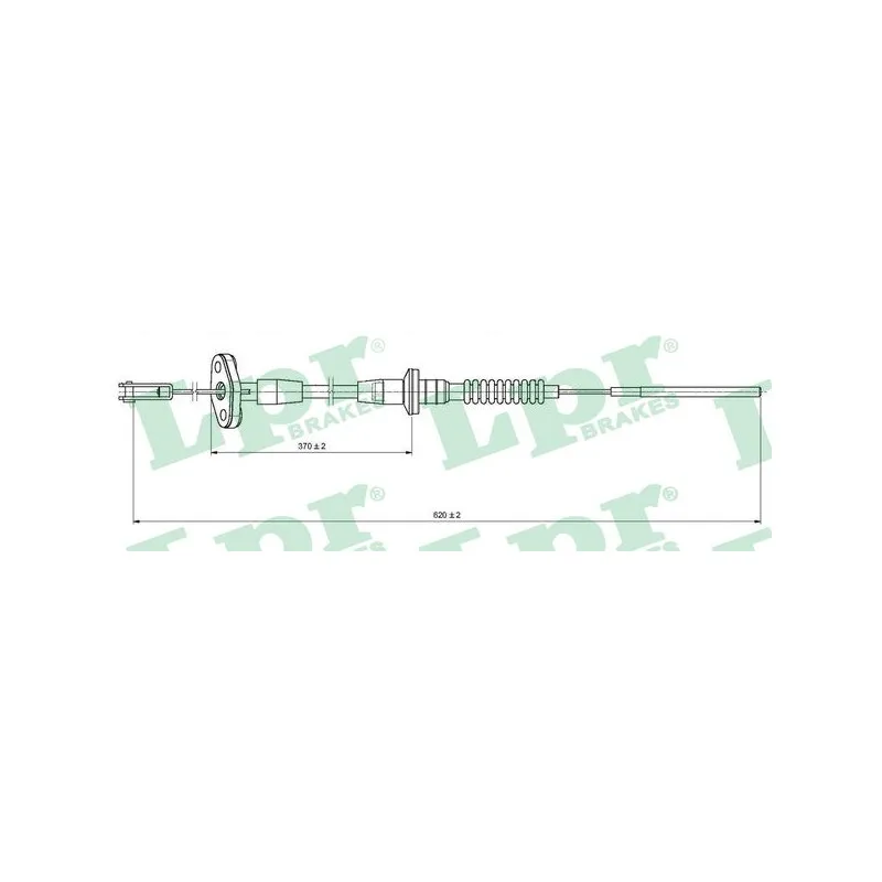 Tirette à câble, commande d'embrayage LPR C0001C