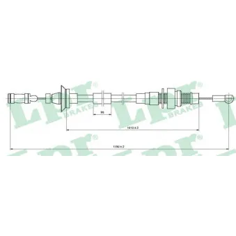 Câble d'accélération LPR C0005A