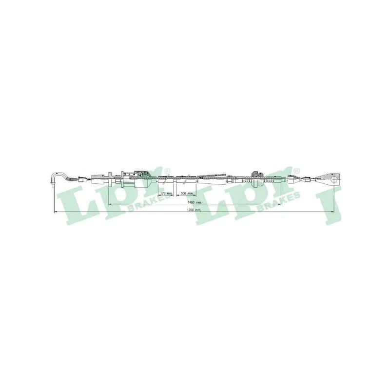 Câble d'accélération LPR C0013A