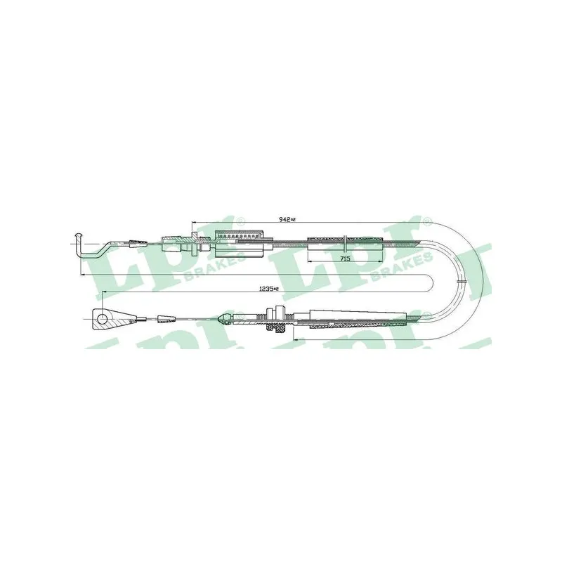 Câble d'accélération LPR C0030A