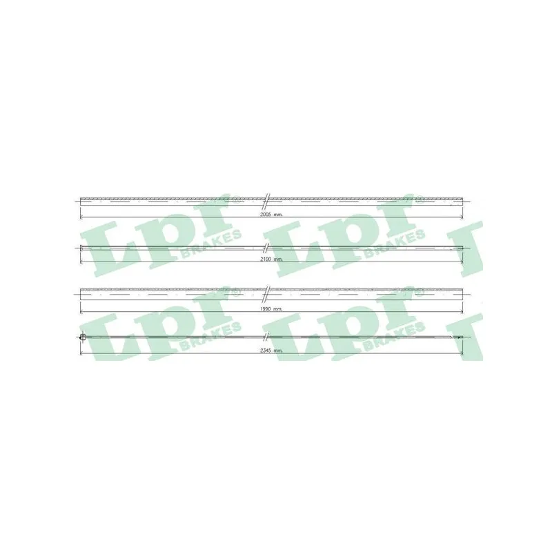 Câble d'accélération LPR C0036A