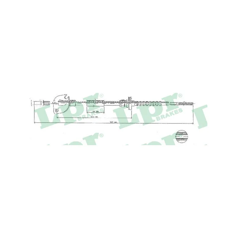 Tirette à câble, commande d'embrayage LPR C0049C