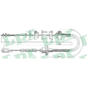 Tirette à câble, commande d'embrayage LPR C0057C