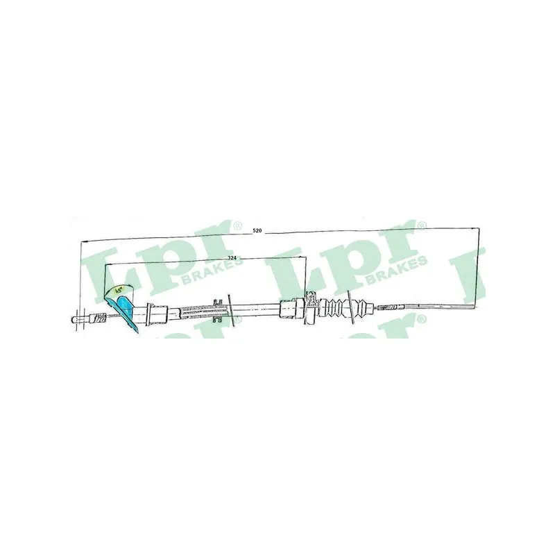 Tirette à câble, commande d'embrayage LPR C0066C