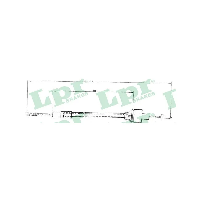 Tirette à câble, commande d'embrayage LPR C0074C