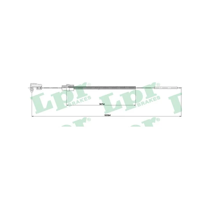 Câble d'accélération LPR C0078A