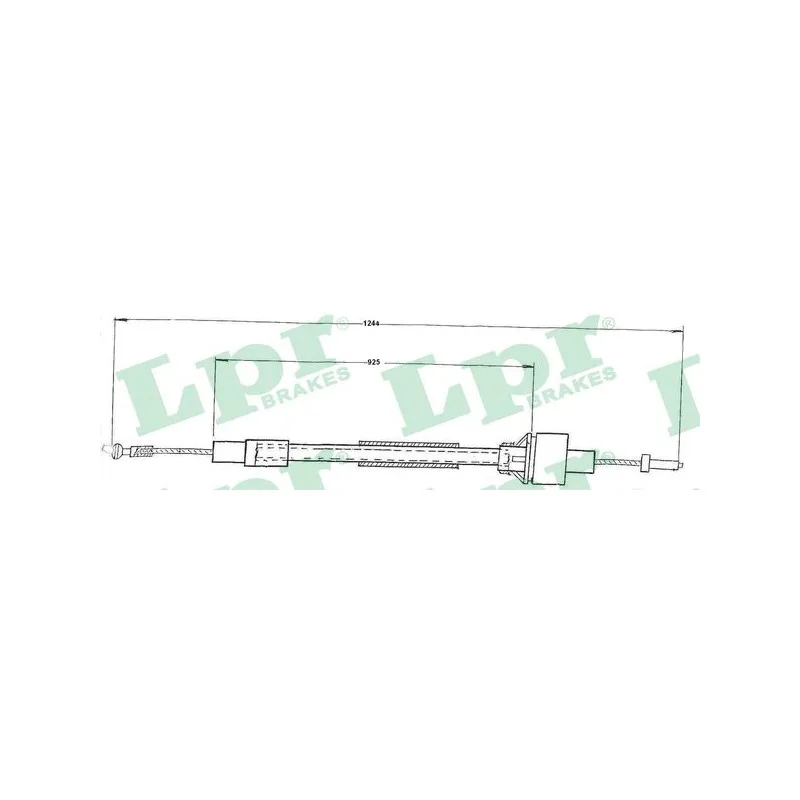 Tirette à câble, commande d'embrayage LPR C0091C