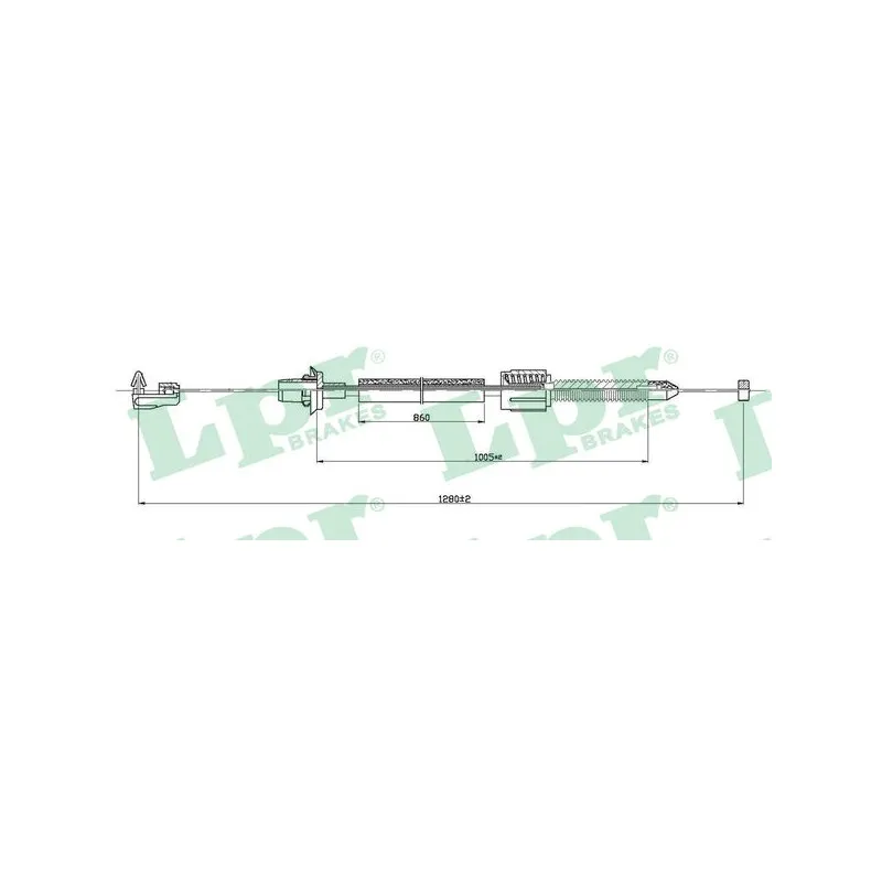 Câble d'accélération LPR C0093A