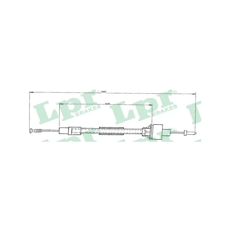 Tirette à câble, commande d'embrayage LPR C0093C