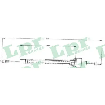 Tirette à câble, commande d'embrayage LPR C0094C