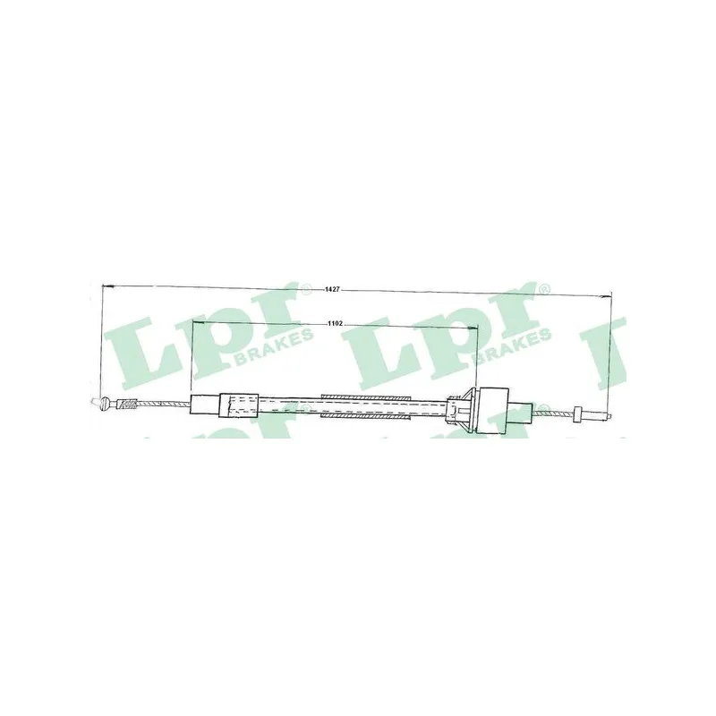 Tirette à câble, commande d'embrayage LPR C0094C