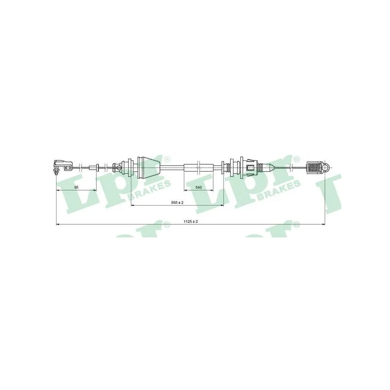 Câble d'accélération LPR C0146A